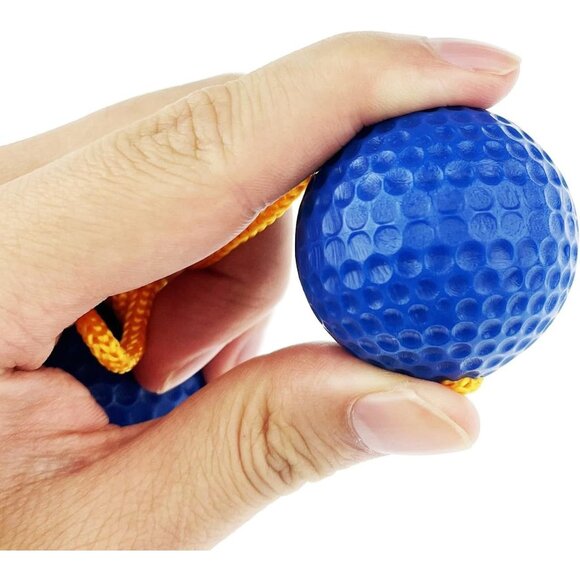 6 Pack Ladder Balls Toss Replacement Ball Red Blue Yellow Rope Fun Backyard - Picture 7 of 7